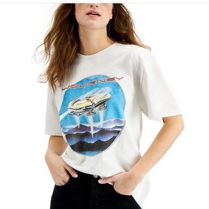 Junk Food NWT XS Journey Graphic Band T-Shirt